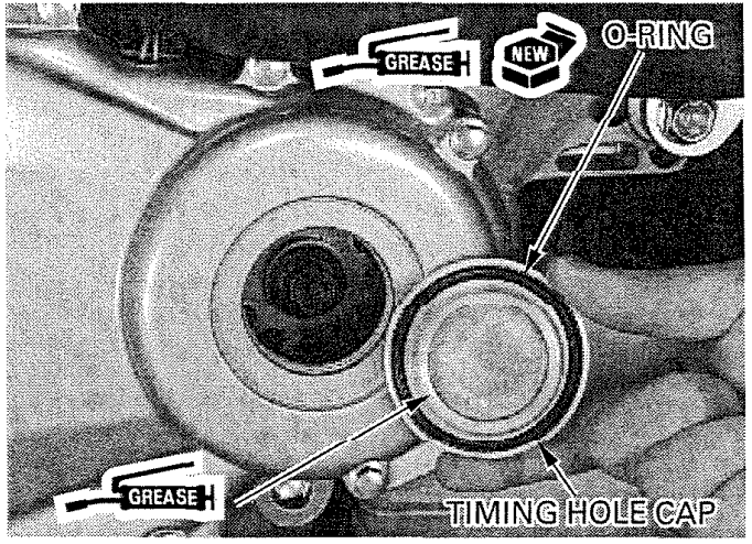 Timing Hole Cap Installation